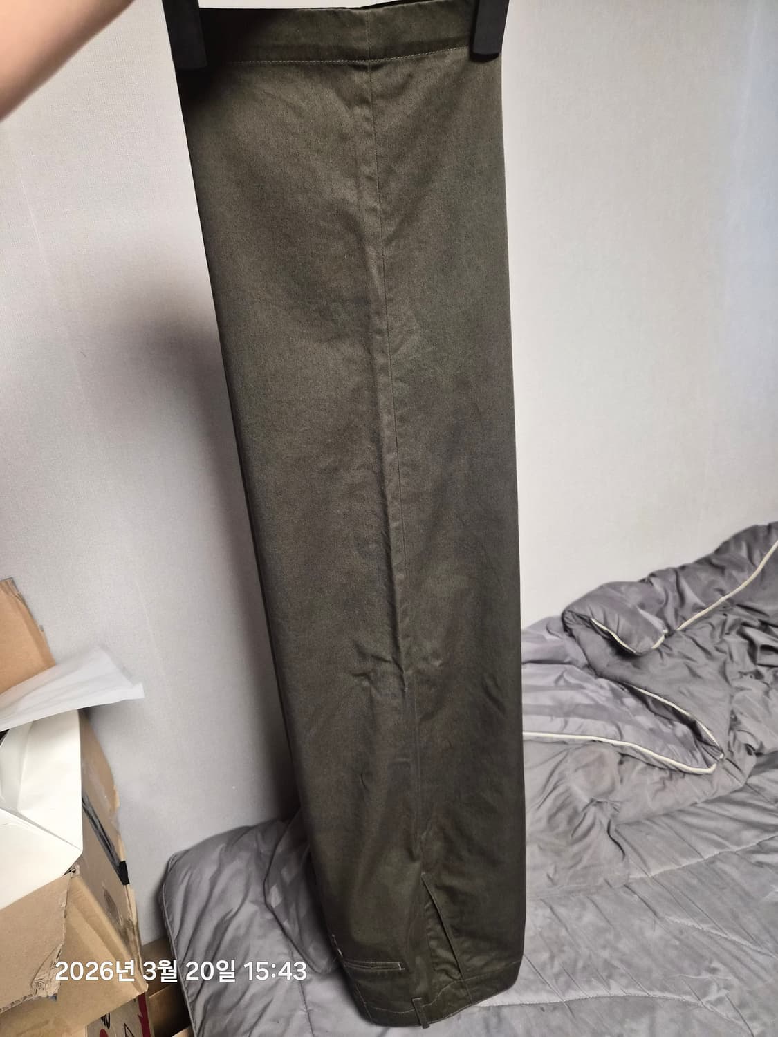 [1] 러프사이드 레귤러 치노 팬츠 차콜 상품이미지2