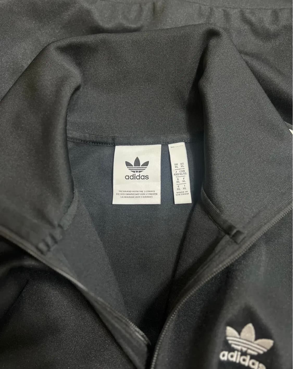 아디다스 남성 블랙저지 바람막이집업점퍼 XL 상품이미지5