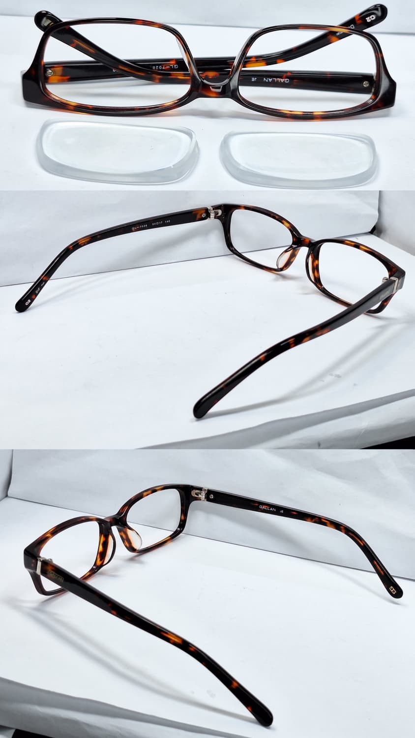 GALLAN 갤랑 GL-7028 클래식 호피 뿔테 안경테 안경/일본 수입 상품이미지8