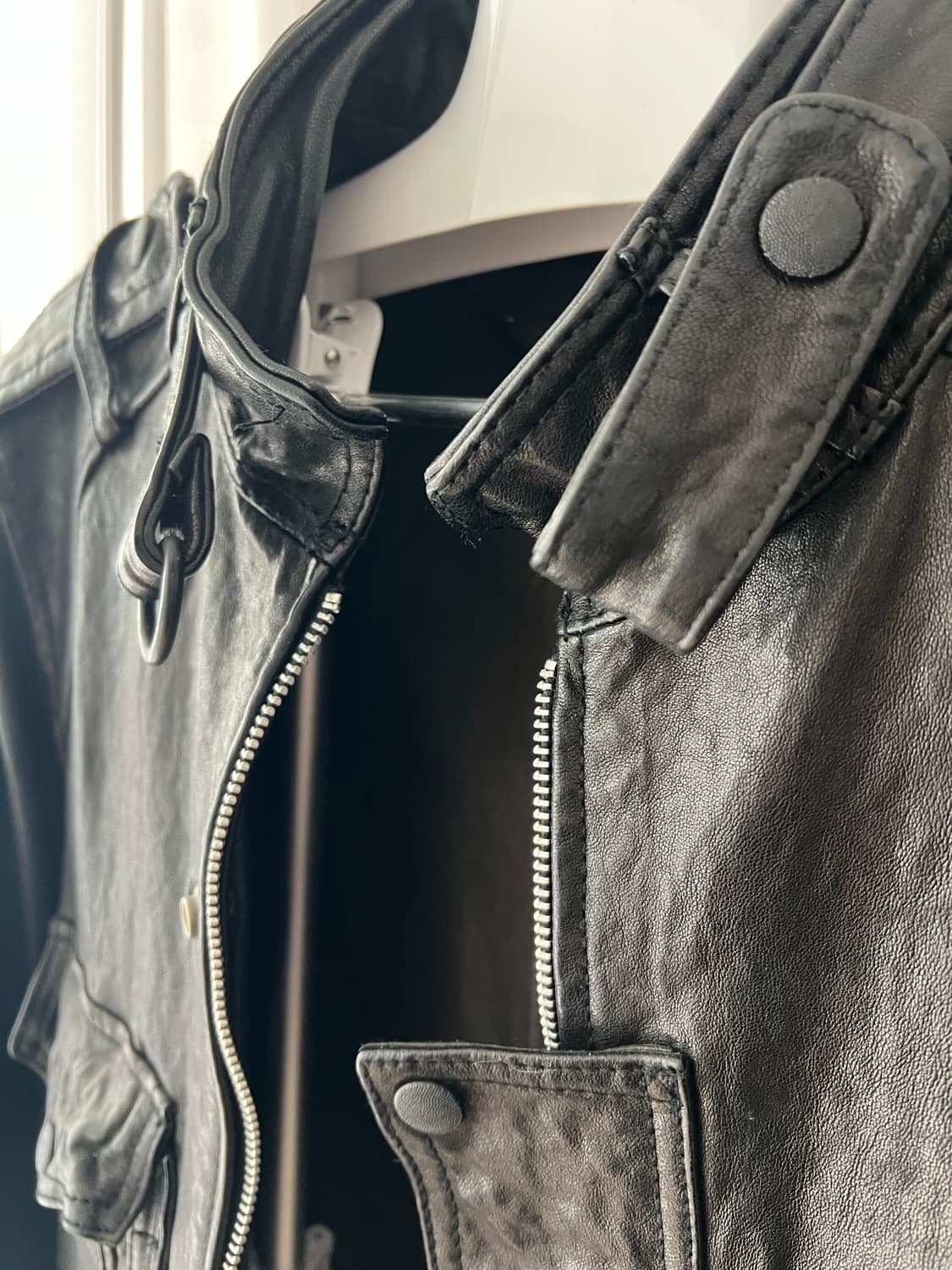 엘록 / 양가죽 블루종 자켓 / M(100) 상품이미지8