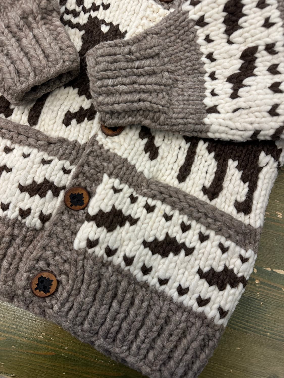 오리지널 캐나다 헤비울 코위찬 Made in Canada 상품이미지9