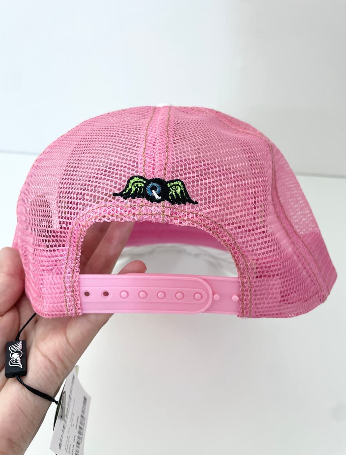 본더치 매쉬 핑크 볼캡 상품이미지2