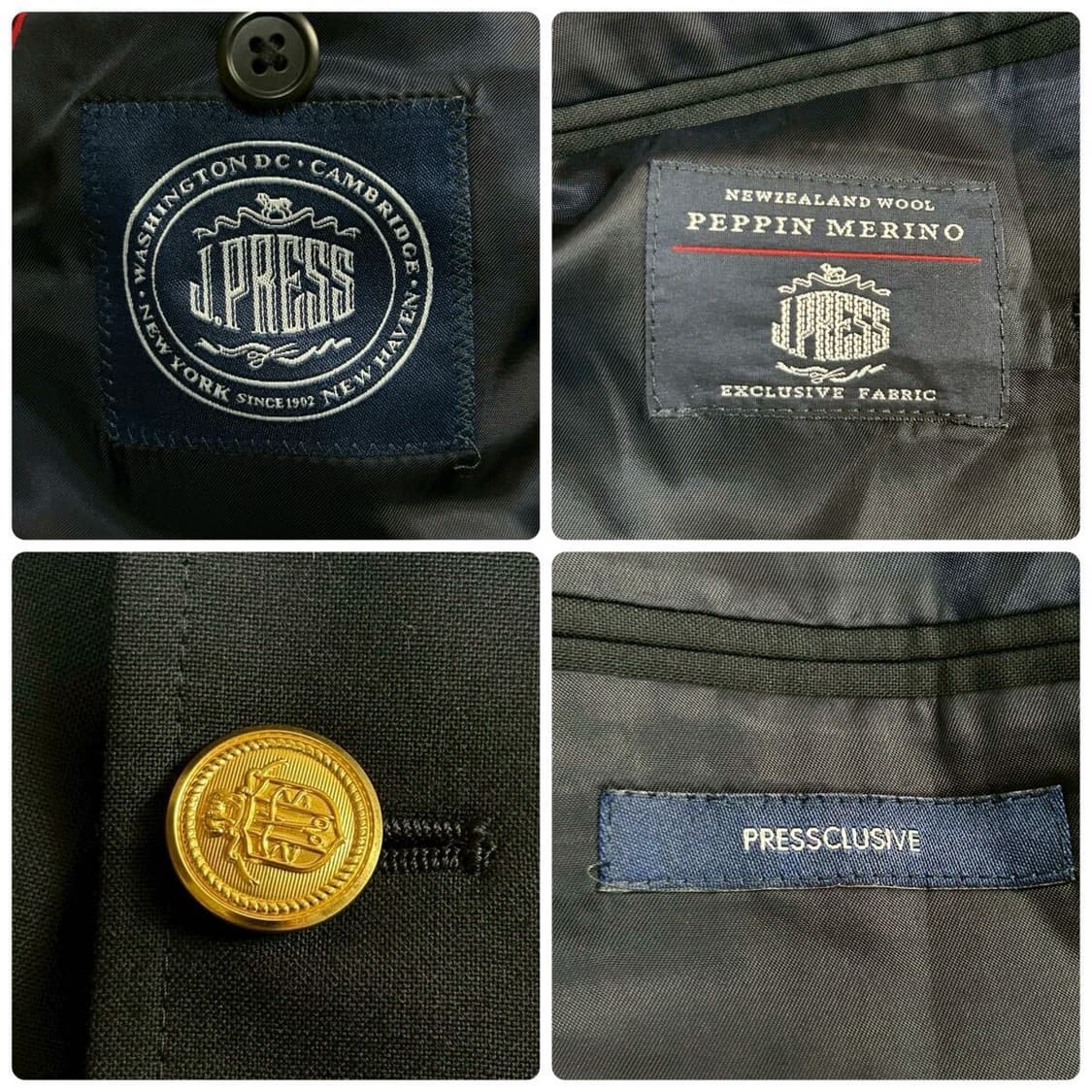 제이프레스 네이비 금장 블레이저 상품이미지7