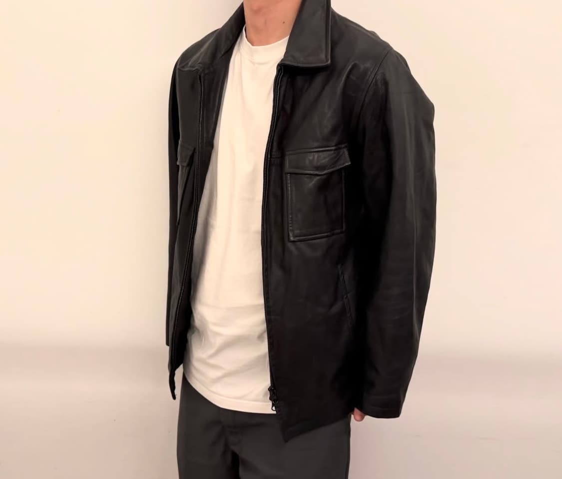 빈티지 양가죽 투웨이 자켓 상품이미지2
