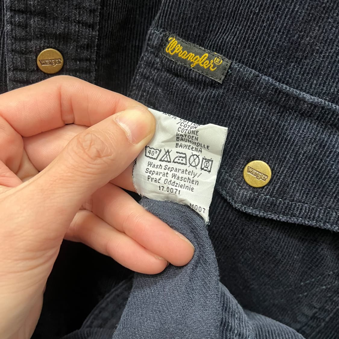 랭글러 코듀로이 웨스턴 셔츠 남방 2XL 상품이미지4