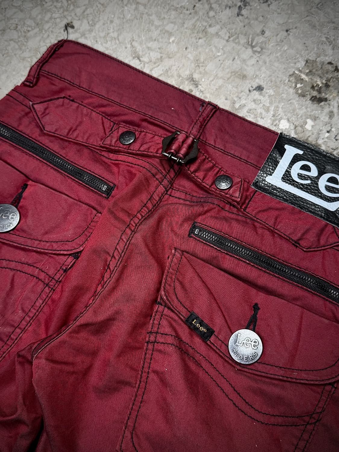 LEE – Black Wash Capri Pants 상품이미지9