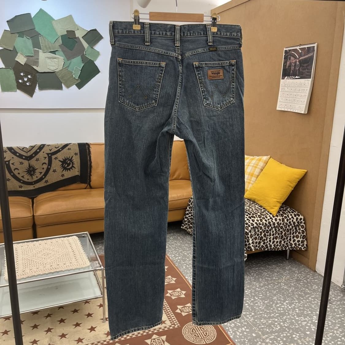 랭글러 올드스쿨 레트로 빈티지 워싱 데님팬츠 32인치 C10128 상품이미지4