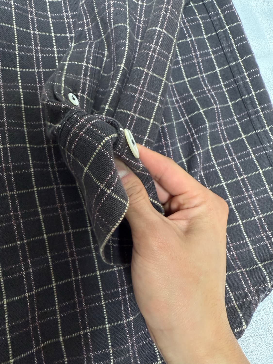 스투시 빅버튼 체크셔츠 상품이미지3