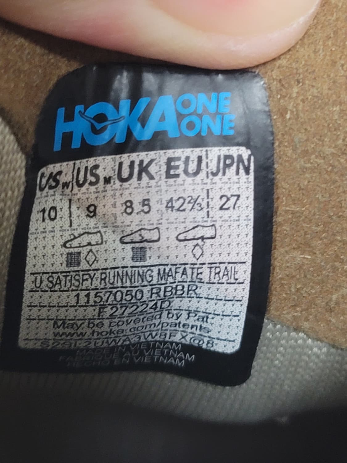 [270] 호카x새티스파이 마파테 스피드4 라이트러버 상품이미지6