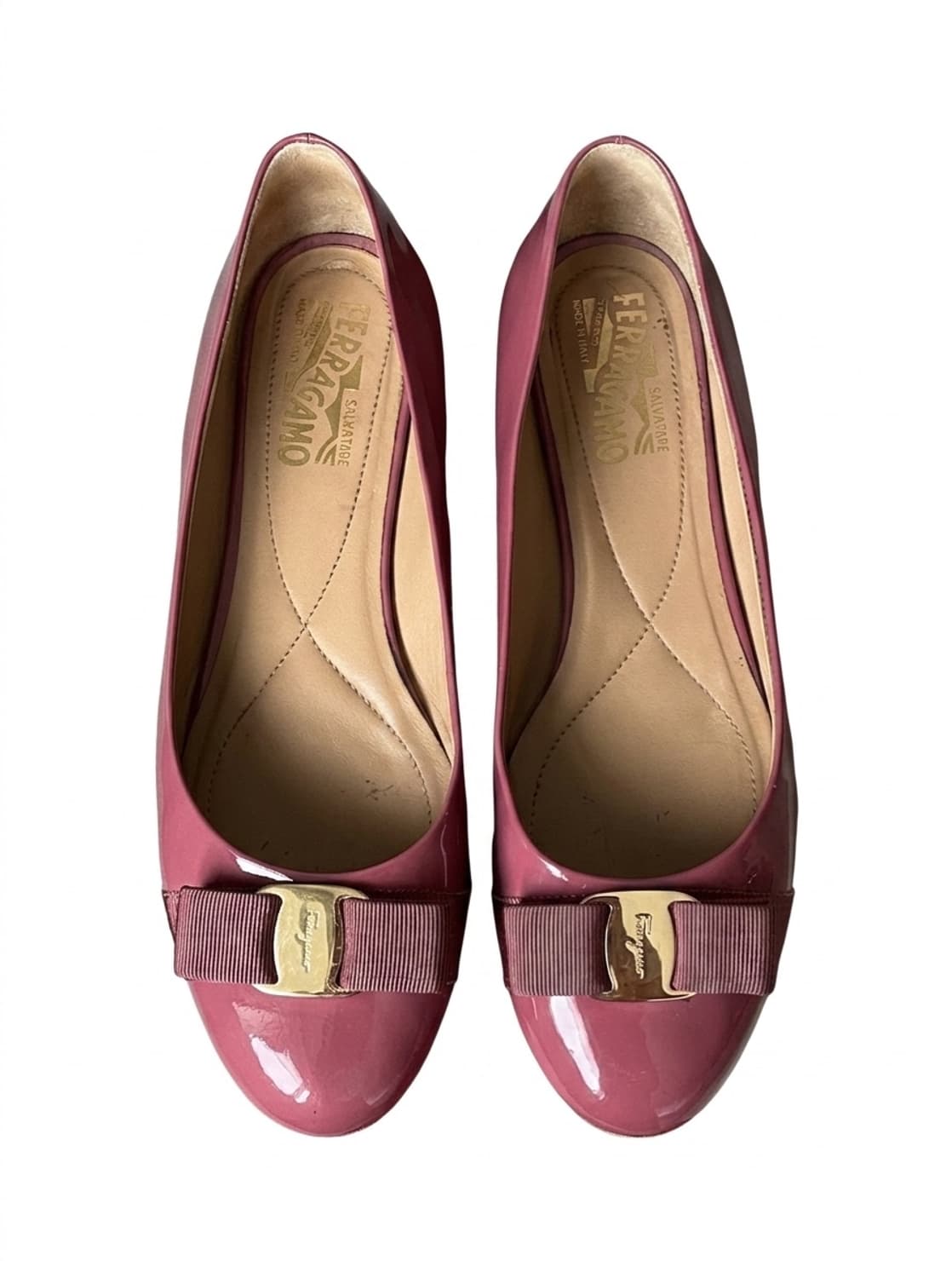 페레가모 ferragamo 바리나 플랫슈즈 로즈 7c 245 상품이미지1