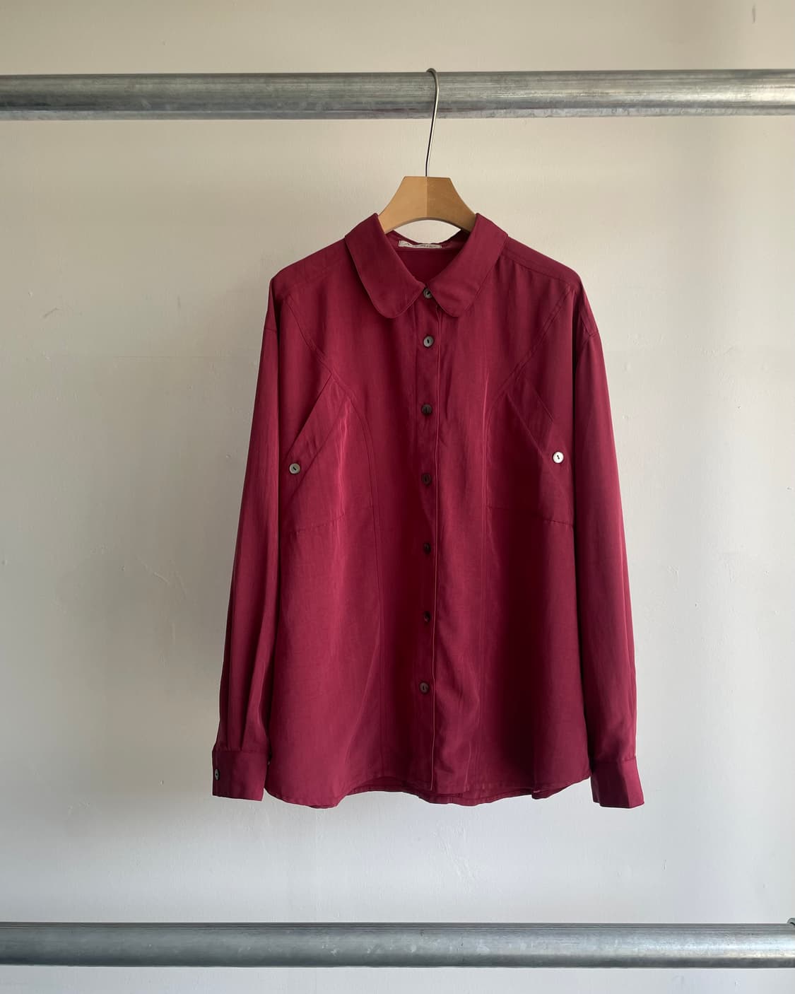 Wine blouse 상품이미지2