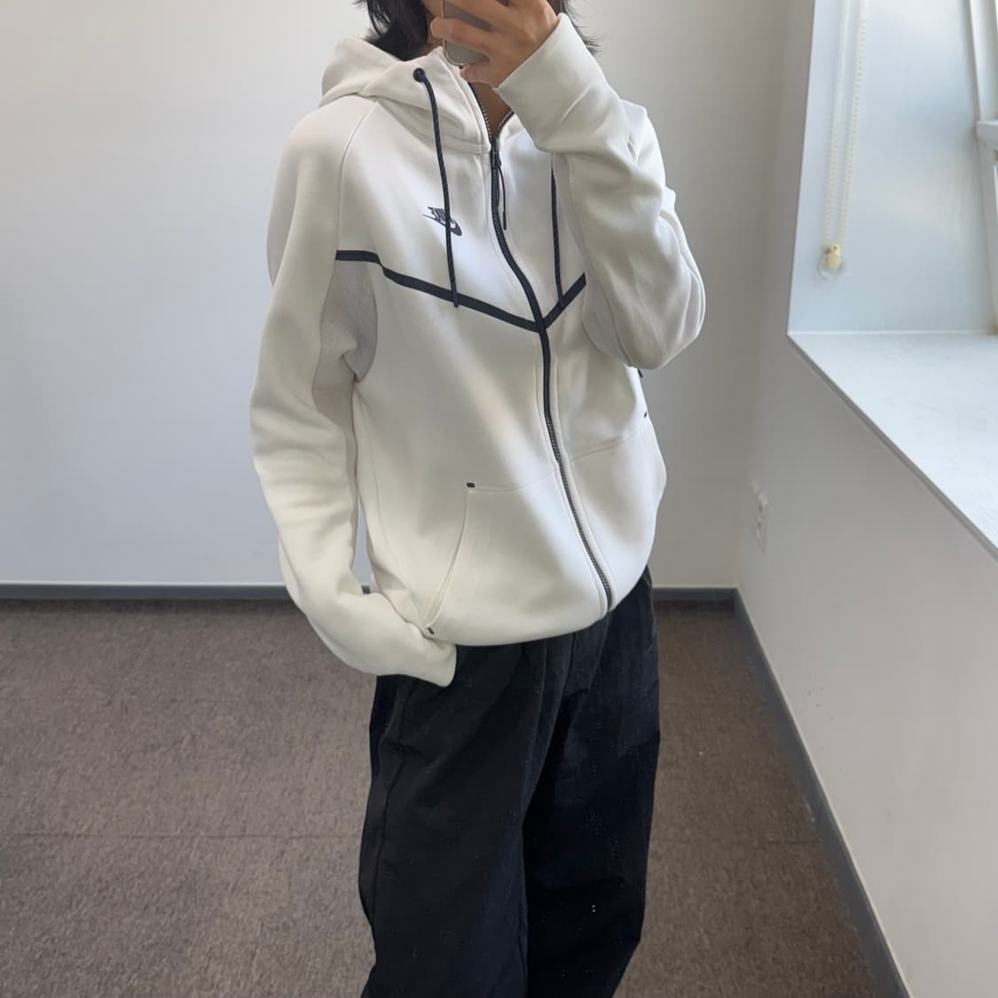 Nike 나이키 테크팩 화이트 후드집업 상품이미지1
