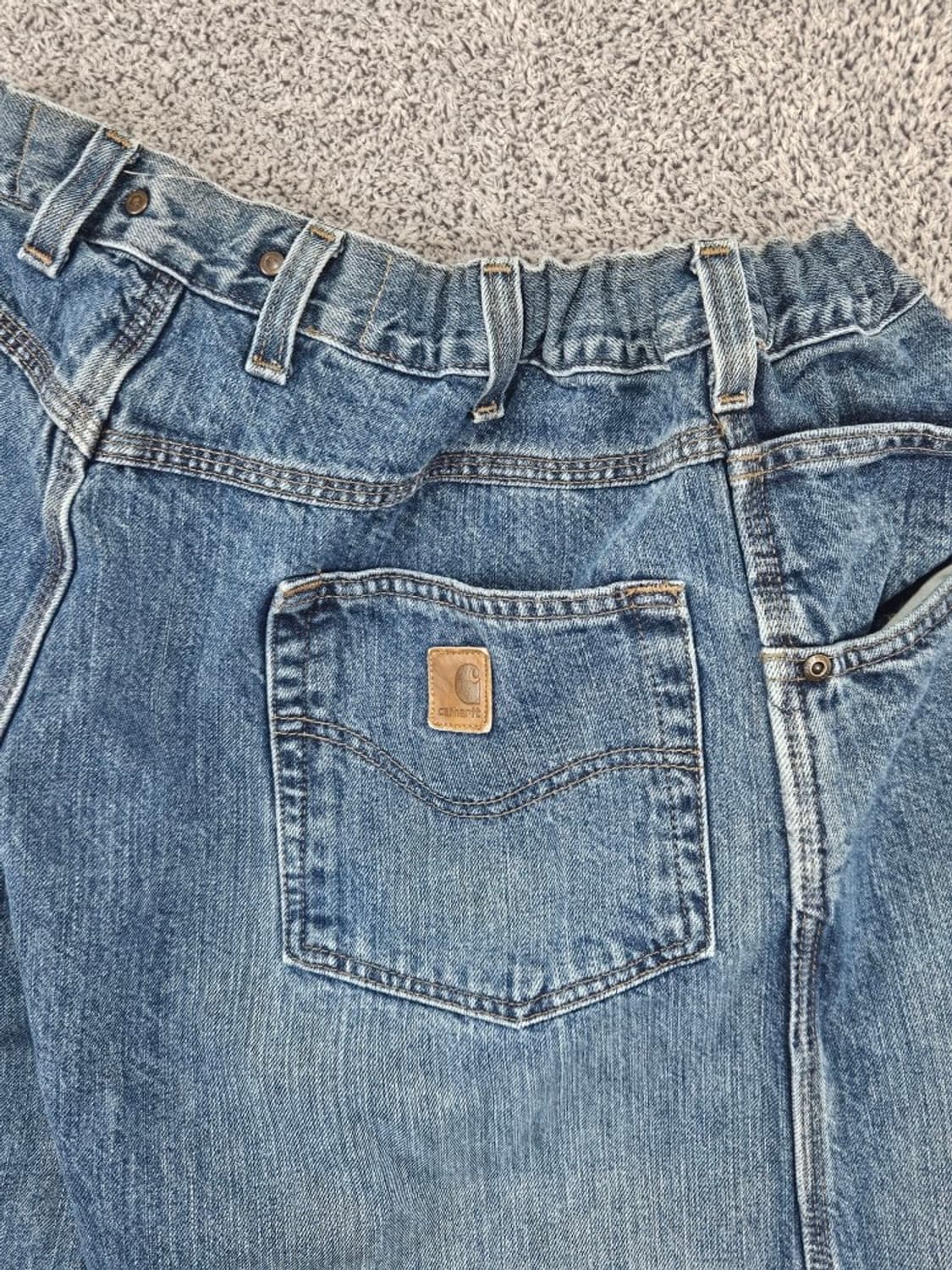 칼하트 데님 워크 팬츠 밴딩커스텀 ( 42X32 ) / 11749 상품이미지8