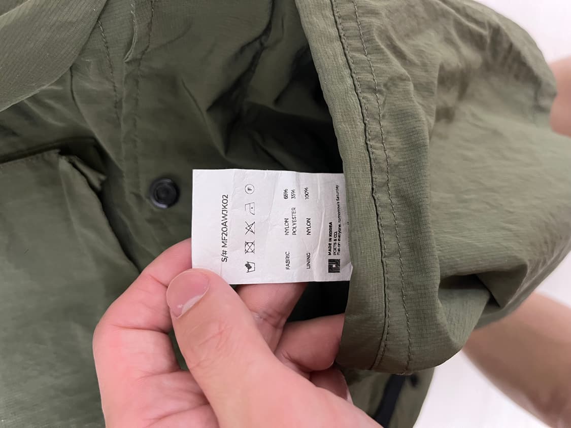 [모이프]m-65 필드자켓 디테일 나일론 자켓_ S size 상품이미지8