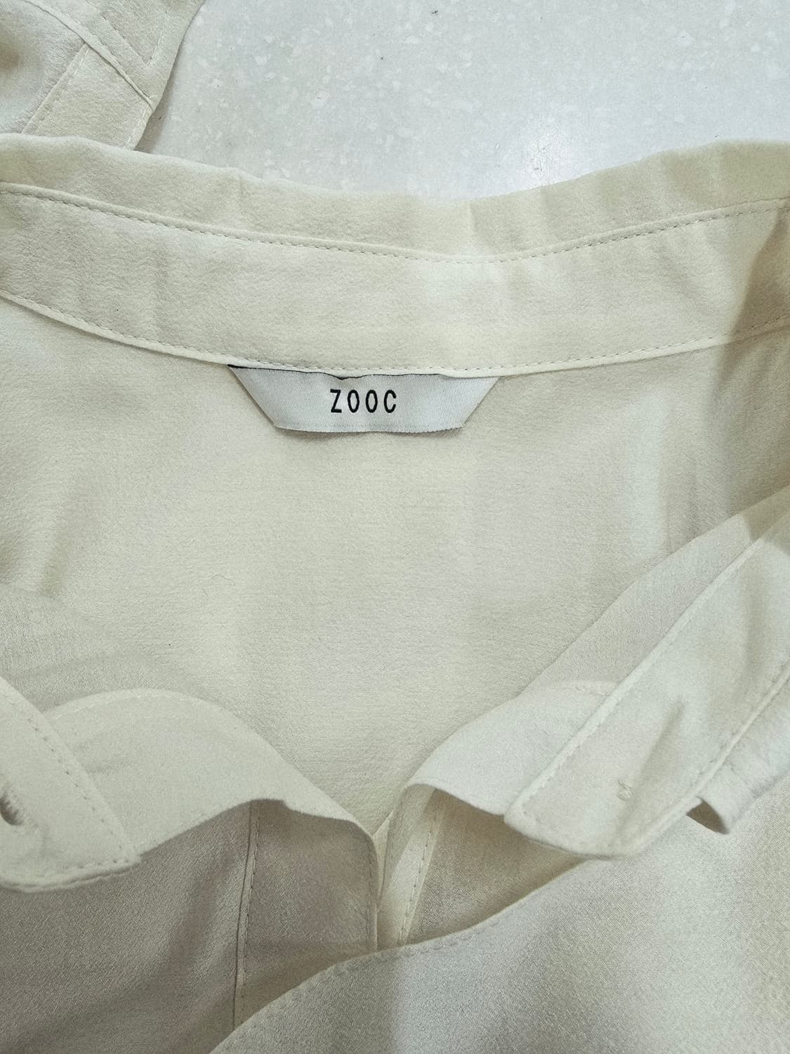 zooc 실키 레이어드 카라 블라우스85 상품이미지8