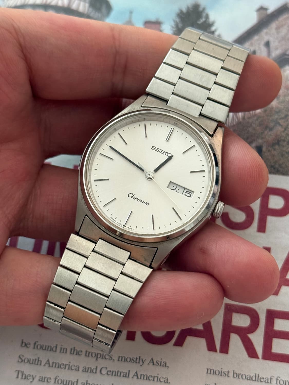 Seiko 세이코 Chronos Quartz Day-Date 상품이미지3