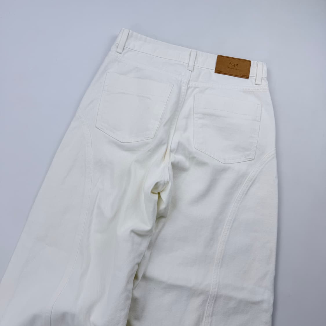 Aopt 아옵트 화이트 데님팬츠 상품이미지6