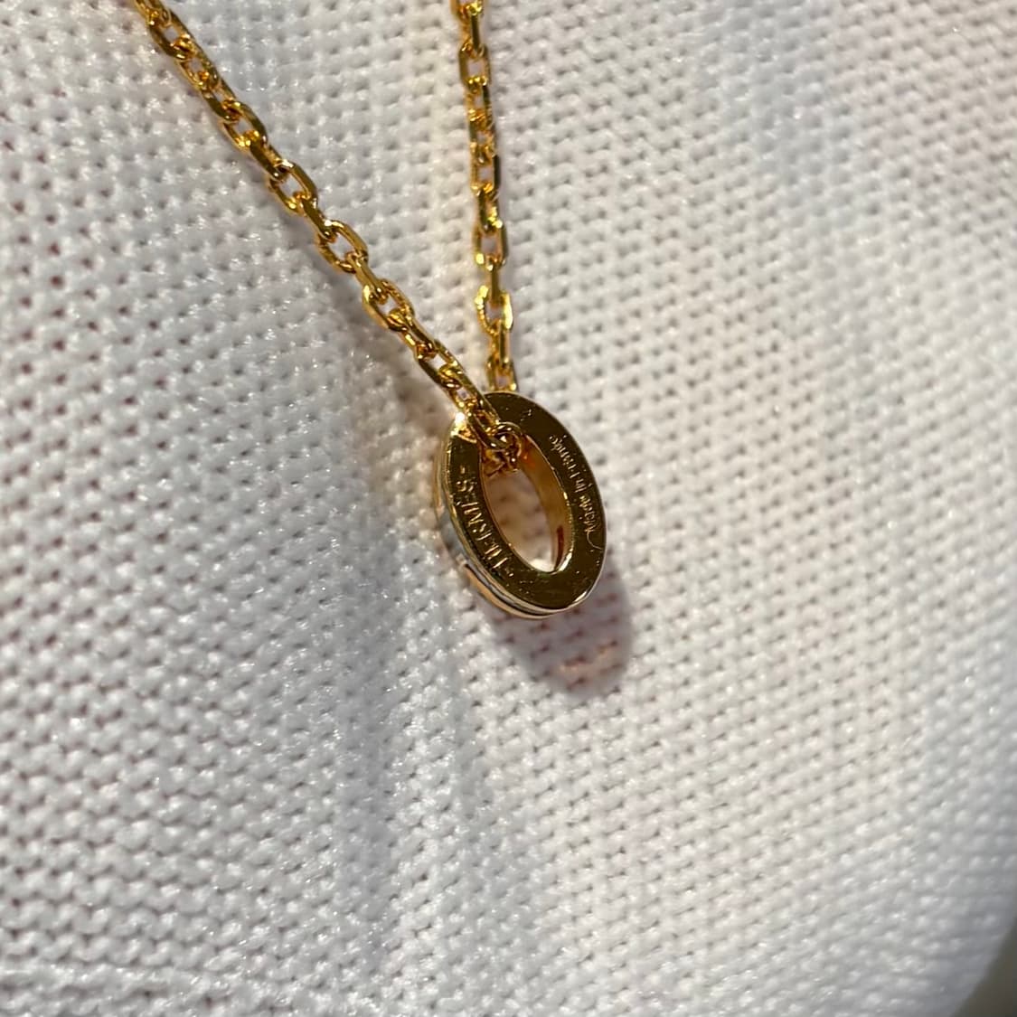 A+ MINI사이즈 에르메스 팝아슈 목걸이 블랙&골드 (박스/더스트) 상품이미지4