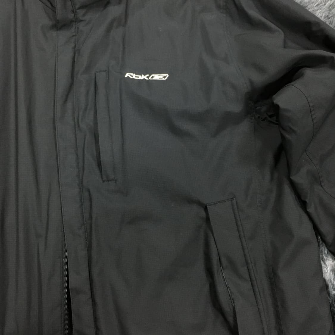 투티/0136 리복 블랙 집업 도톰 바람막이 자켓  상품이미지4