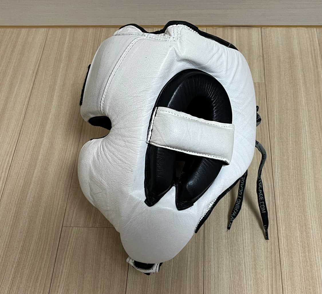 [XL] 링투케이지 멕시칸 스타일 복싱 T자 헤드기어 화이트 상품이미지2