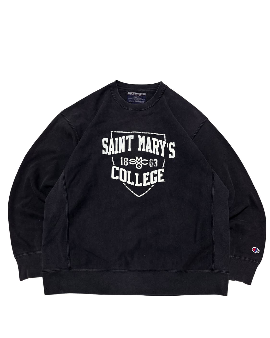 챔피온 리버스위브 블랙 맨투맨 상품이미지1