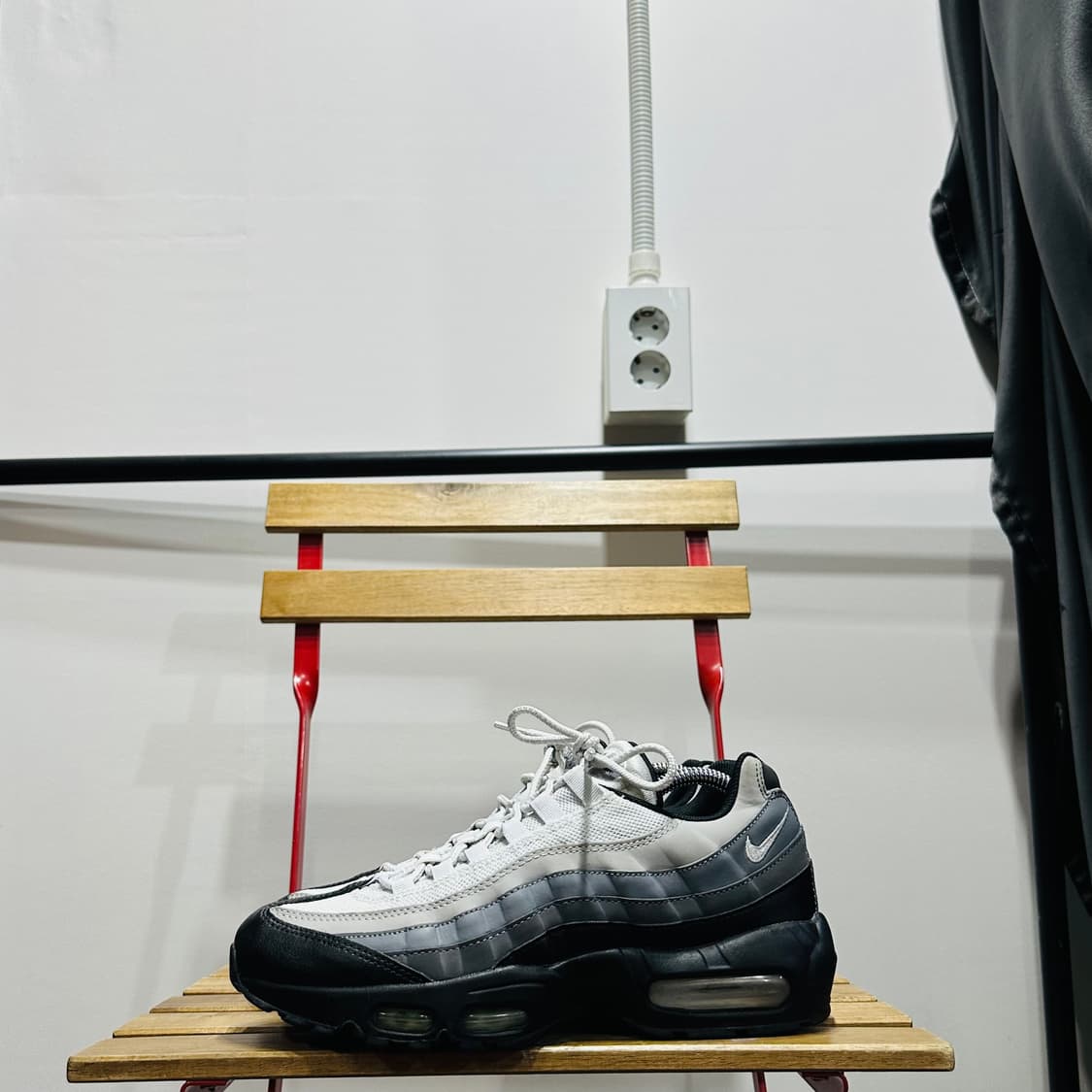 265) 나이키 운동화 남성 남자 신발 에어맥스 95 그레이/ 블랙 상품이미지3