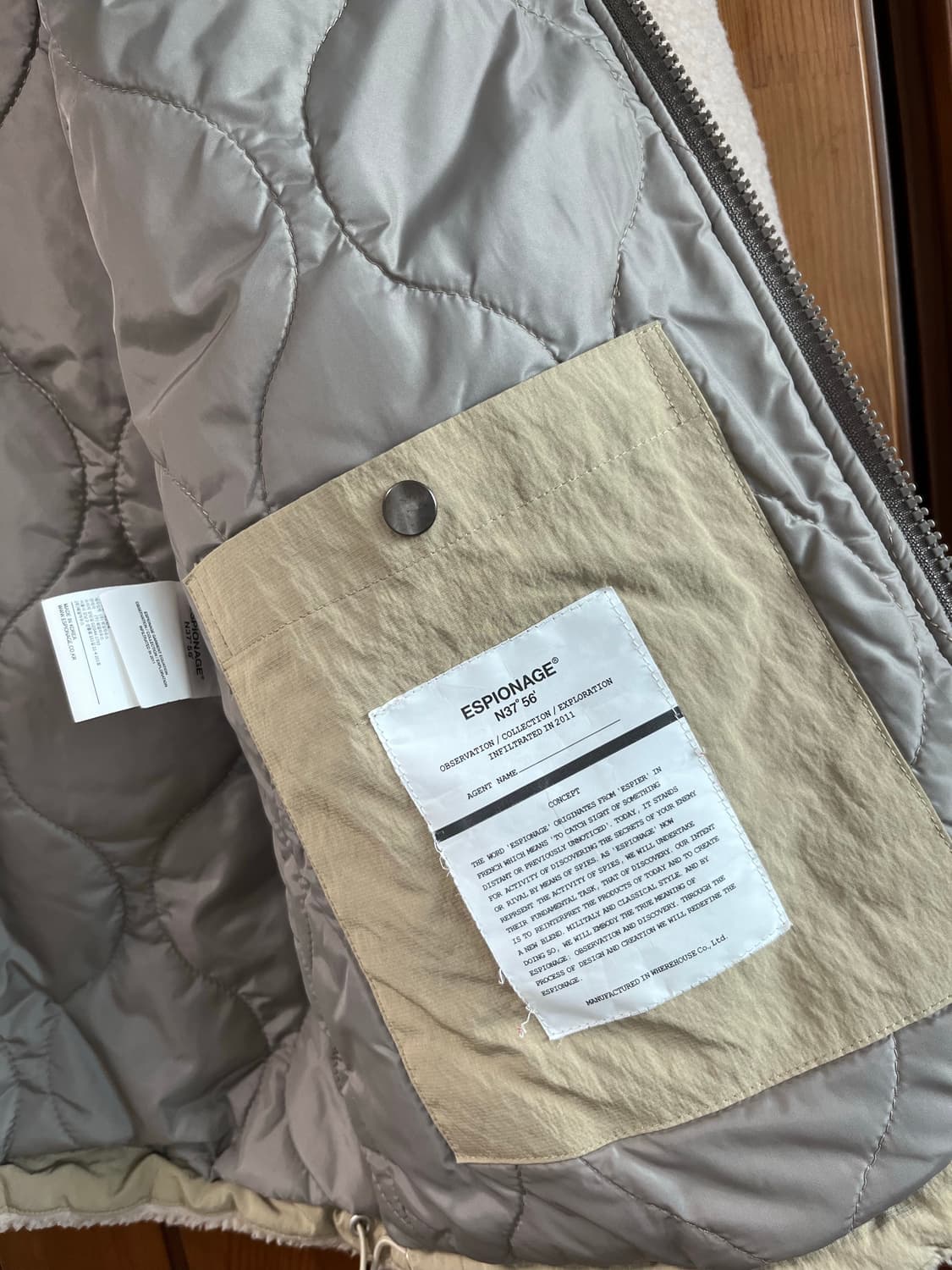 espionage fleece jacket 상품이미지8