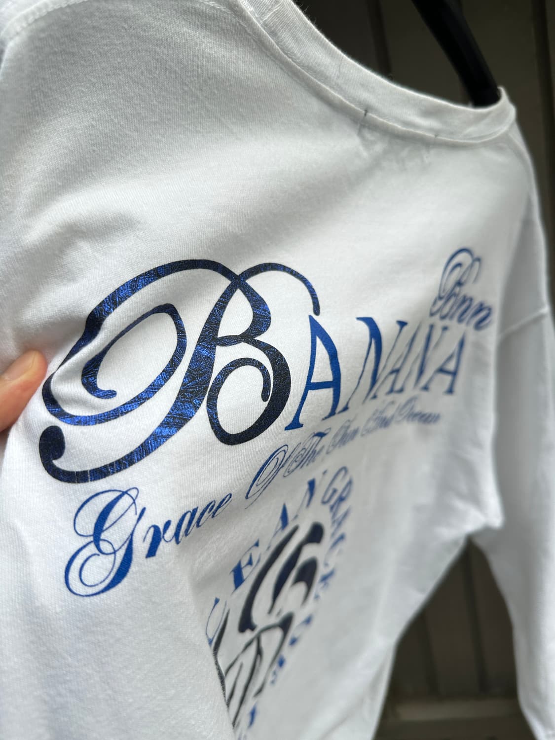 Banana Seven bum gothic lettering sleeve 상품이미지6