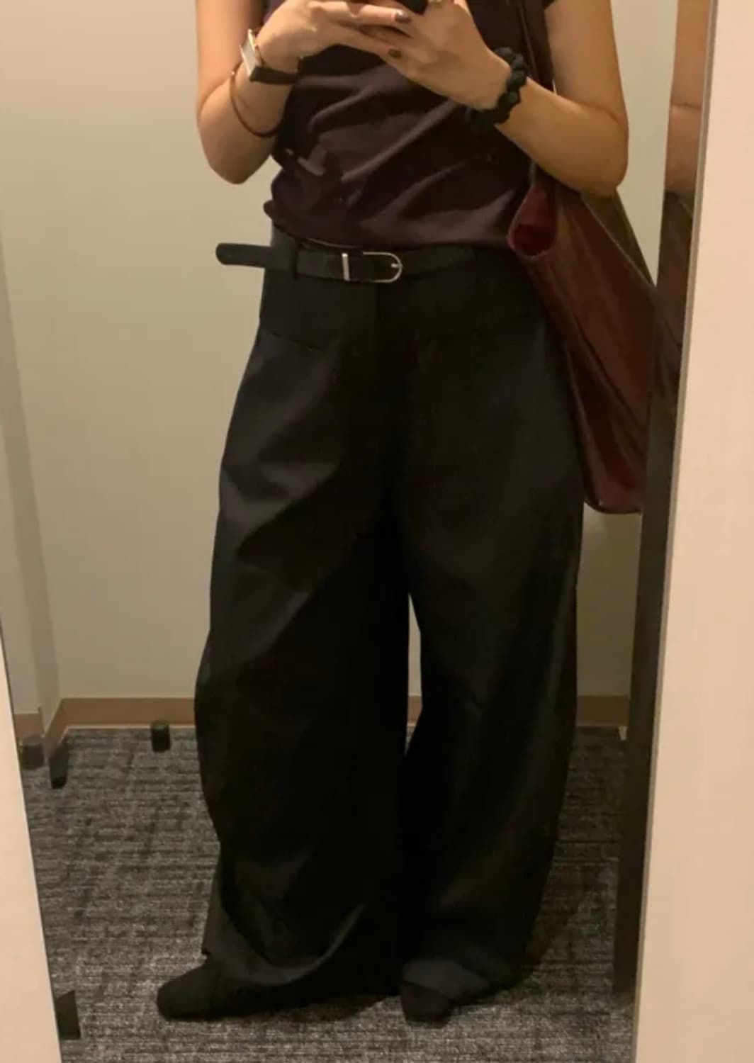 유이니 Silky curved pants(s) 상품이미지5