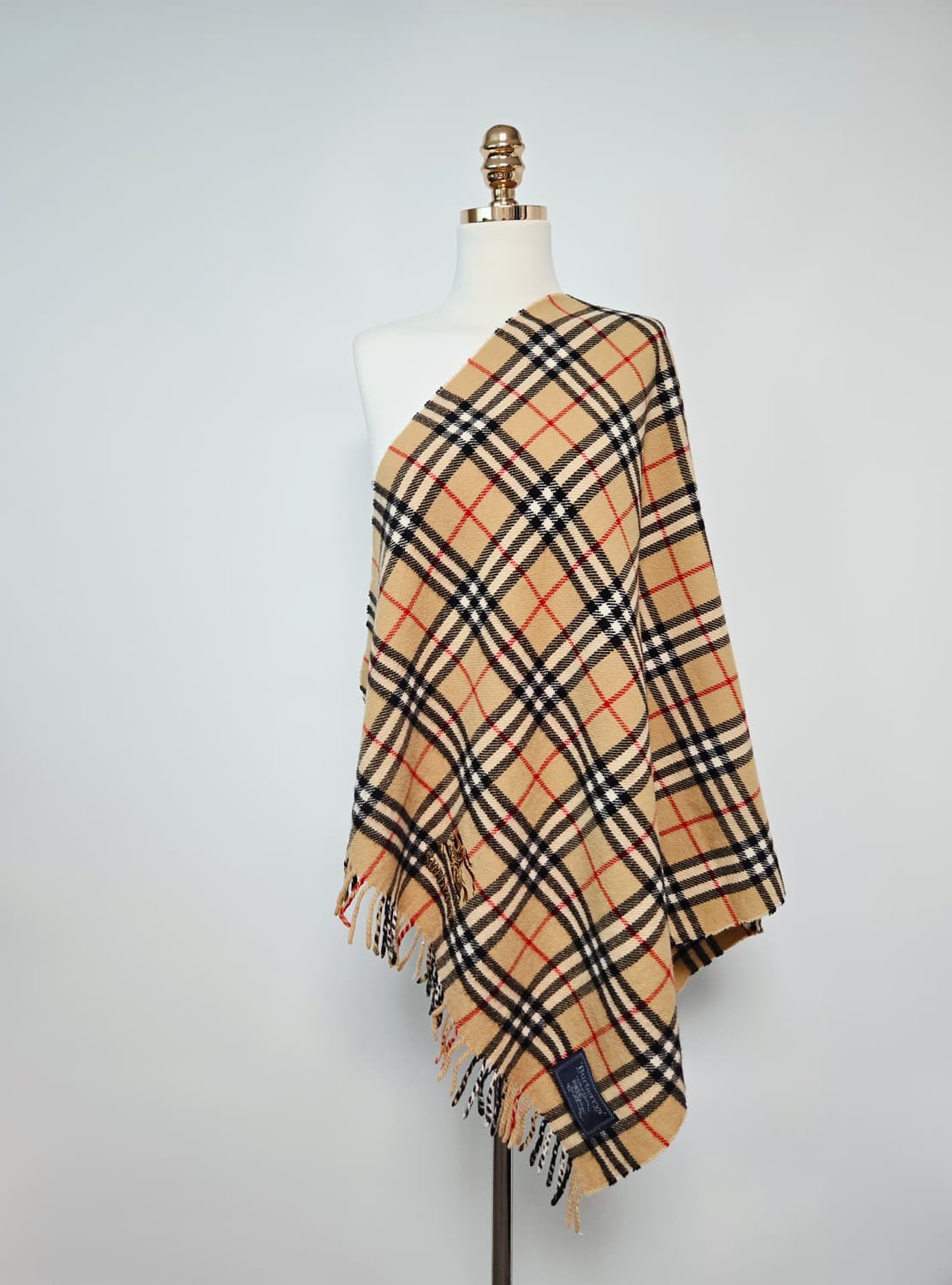 버버리 베이지 노바 체크 머플러 숄 블랭킷  상품이미지5