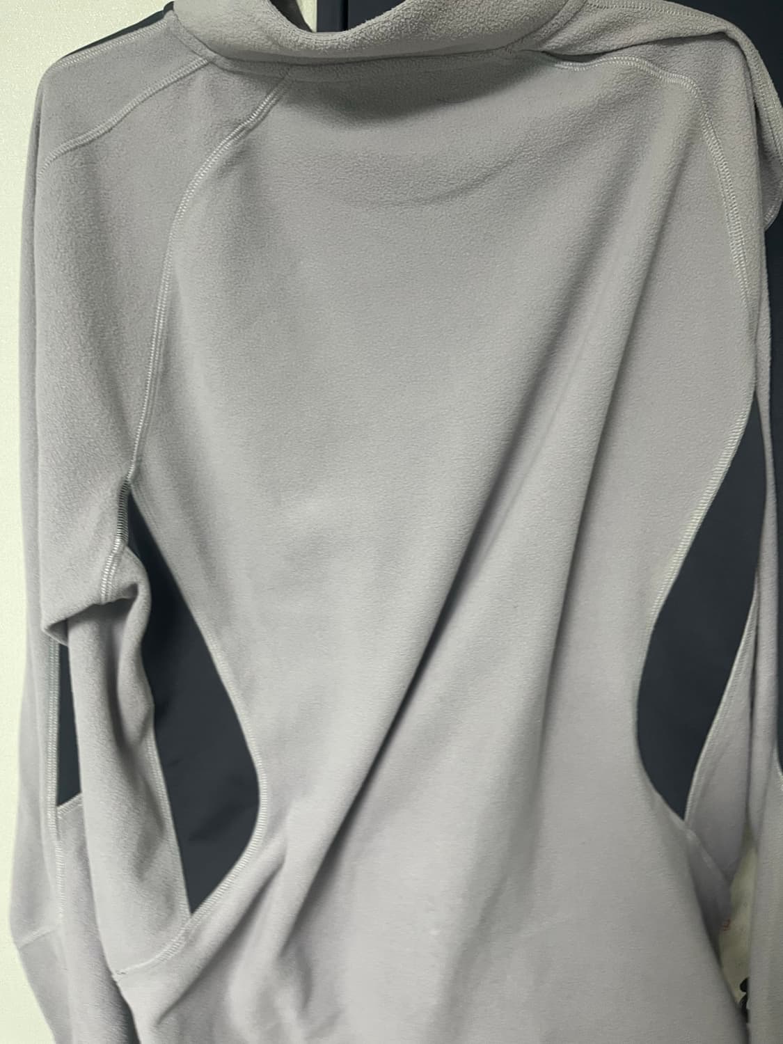 산산기어 하프 집업 플리스 그레이 상품이미지4