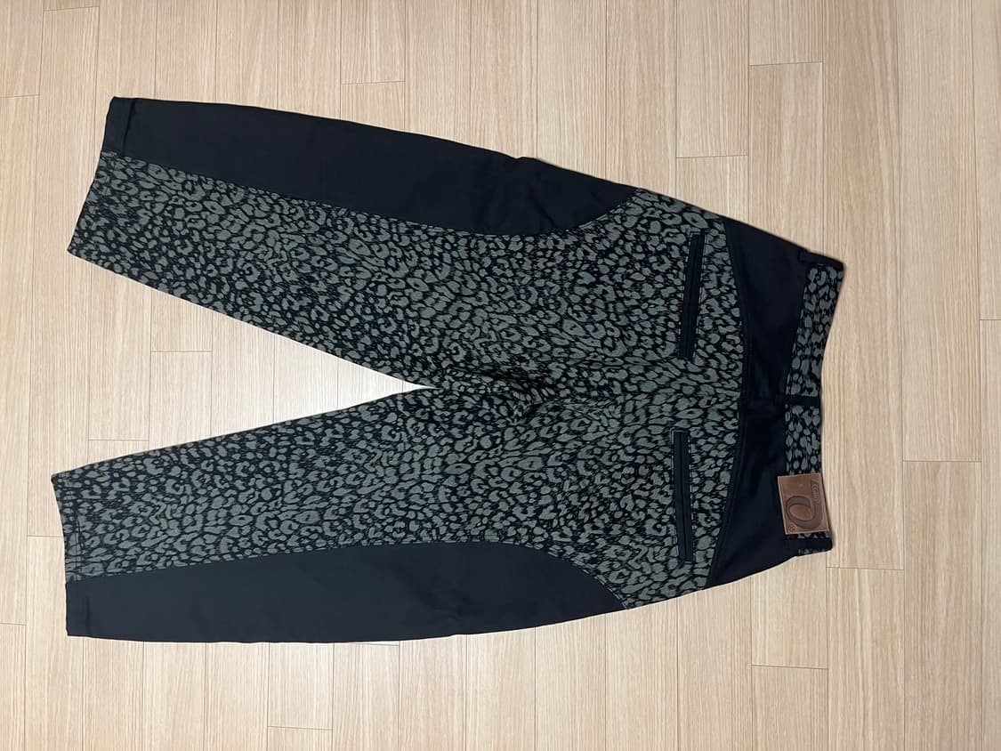 오가프 레오파드 벌룬핏 팬츠 블랙 상품이미지4