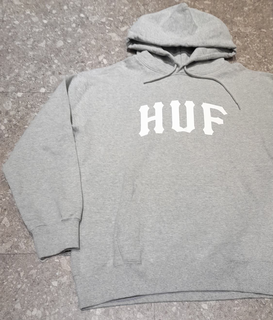 💥허프 로고 후드 그레이 (M)
 상품이미지4