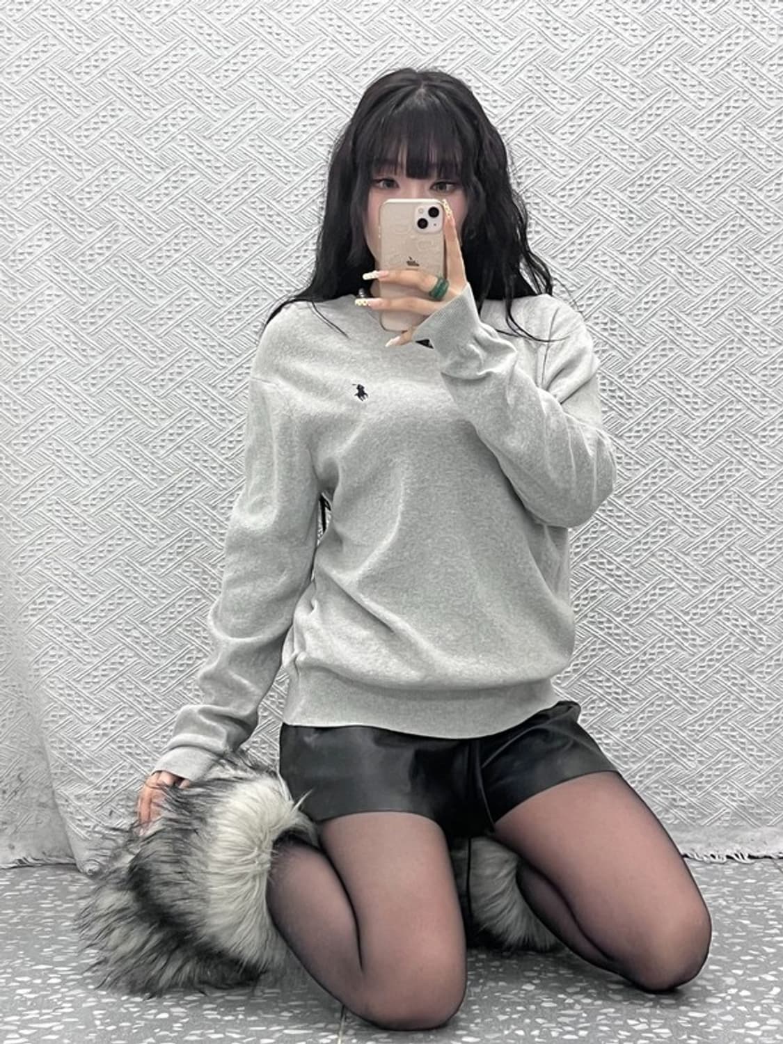 폴로 랄프로렌 모던 캐주얼 레트로 빈티지 니트 M C09976 상품이미지2