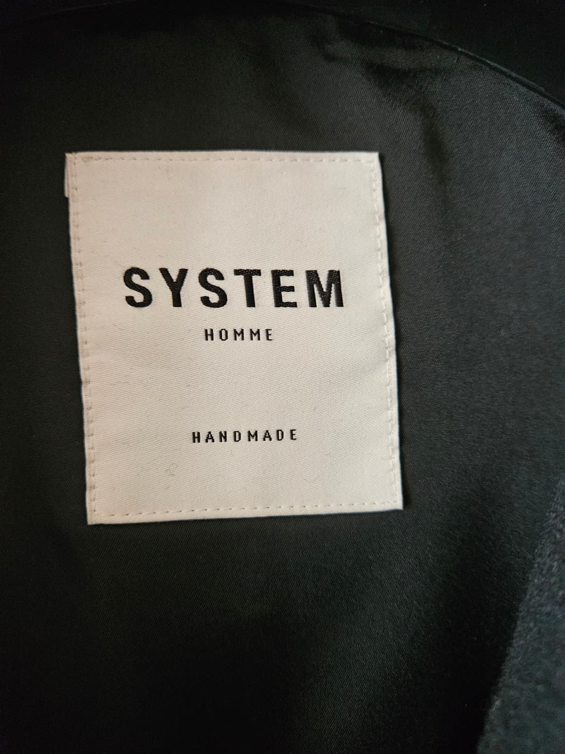 [95] 시스템옴므 캐시미어 블랜디드 코트 팝니다 상품이미지2