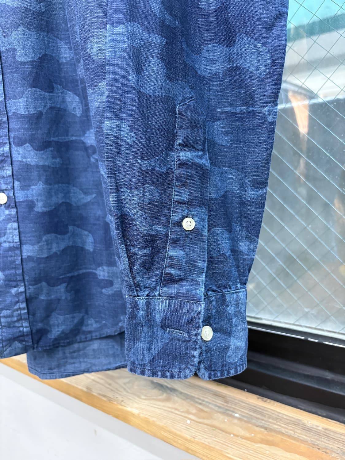 Polo Ralph Lauren 폴로랄프로렌 인디고 카모플라주 린넨 셔츠 상품이미지5