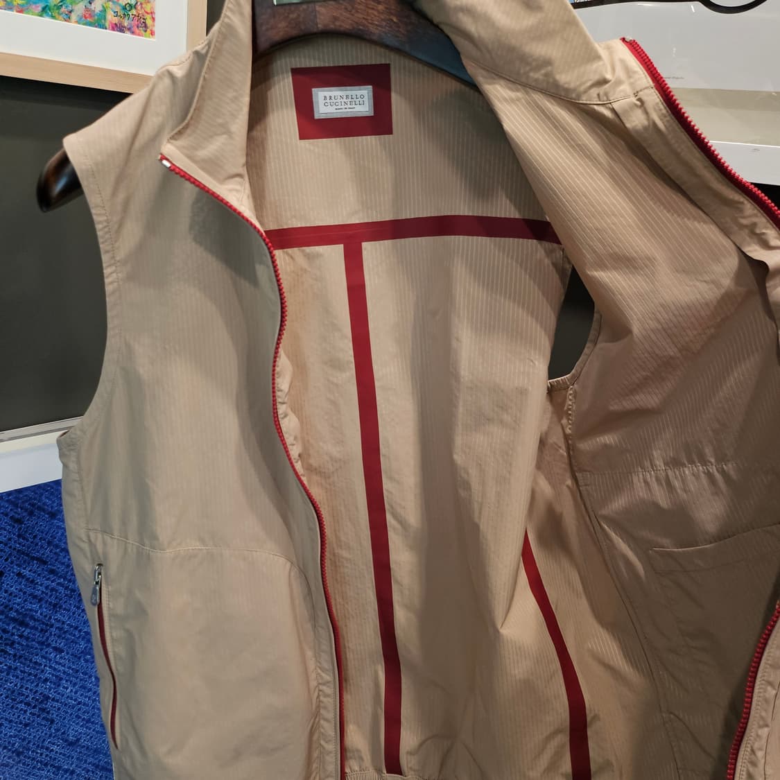 브루넬로 쿠치넬리 베이지 신상 베스트 상품이미지4