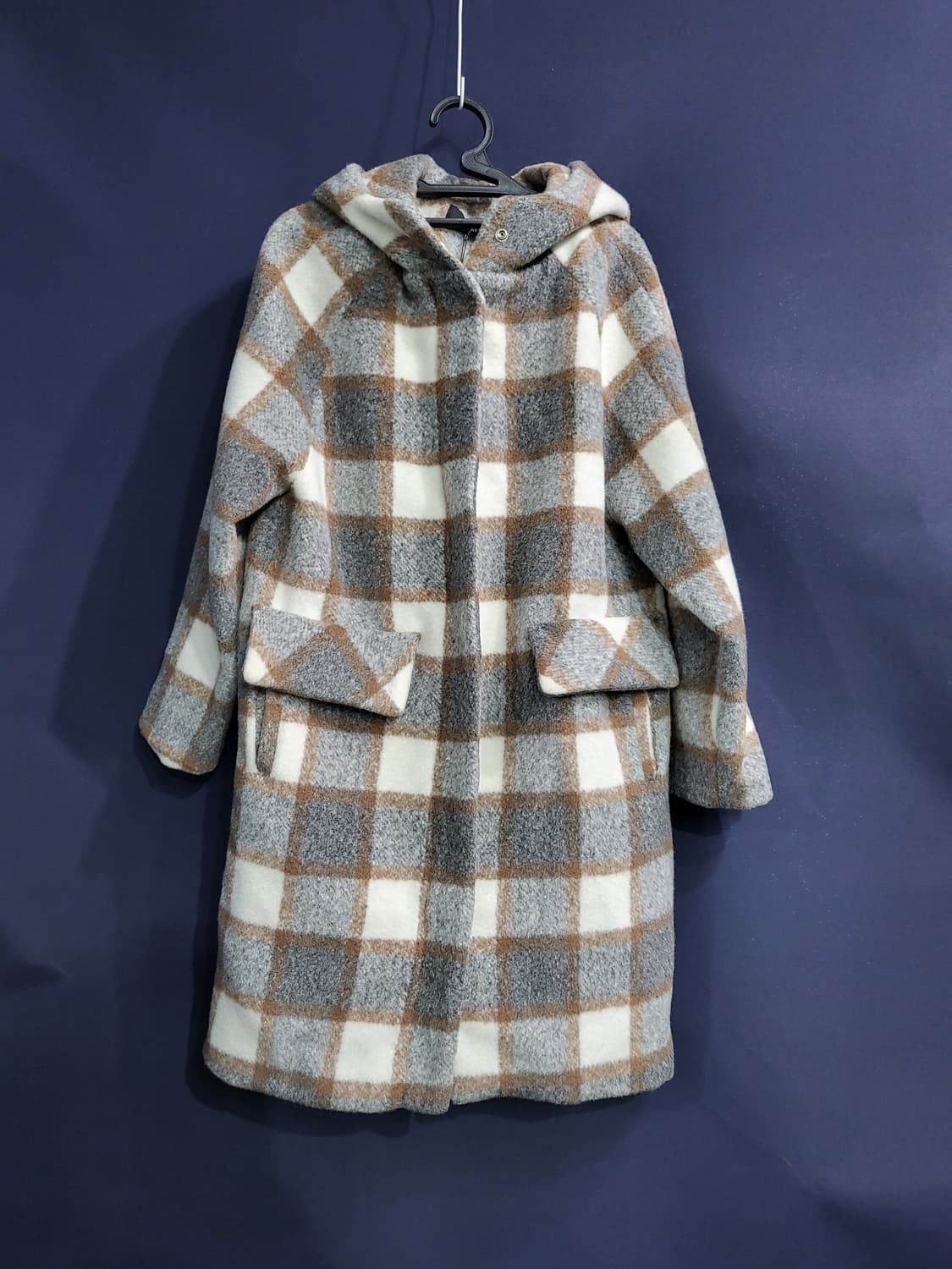 collects 체크 후드코트(새상품) 상품이미지1