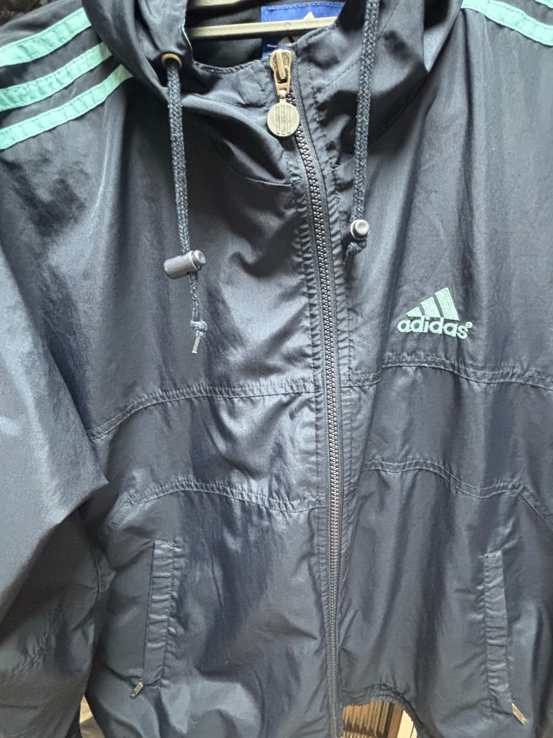 아디다스 90s 네이비 민트 져지 팔아요 상품이미지4