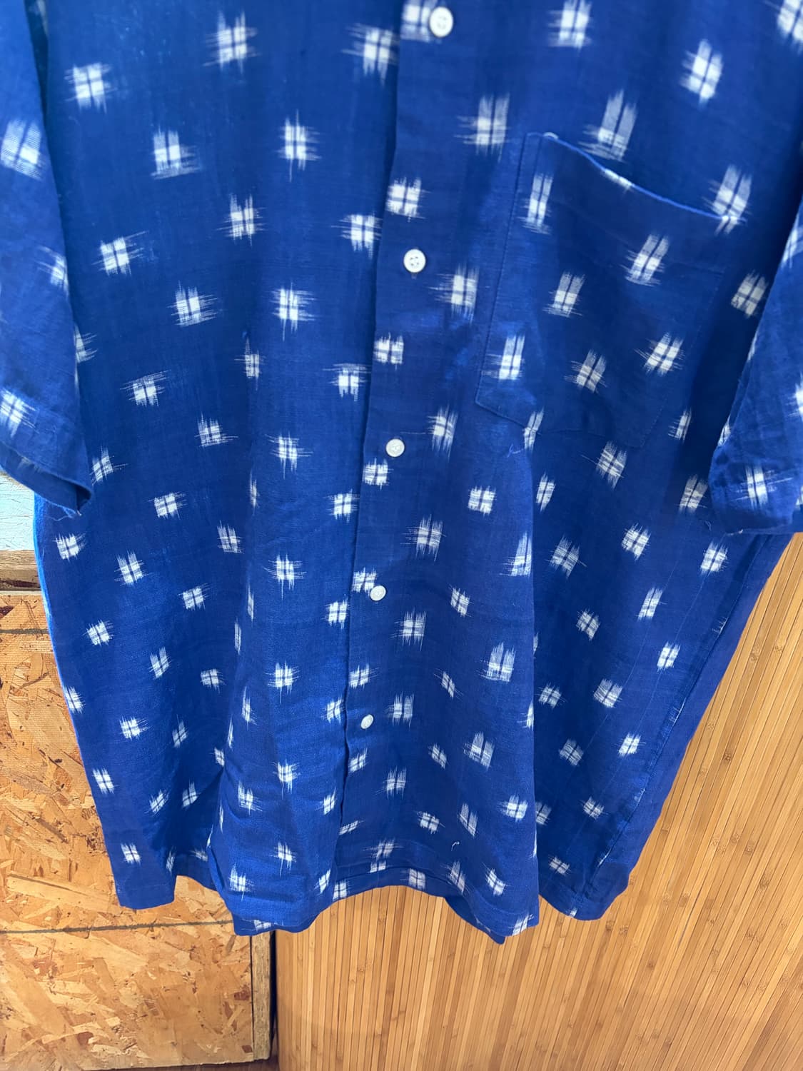 90s Meher Tailors Pattern Shirt 상품이미지3
