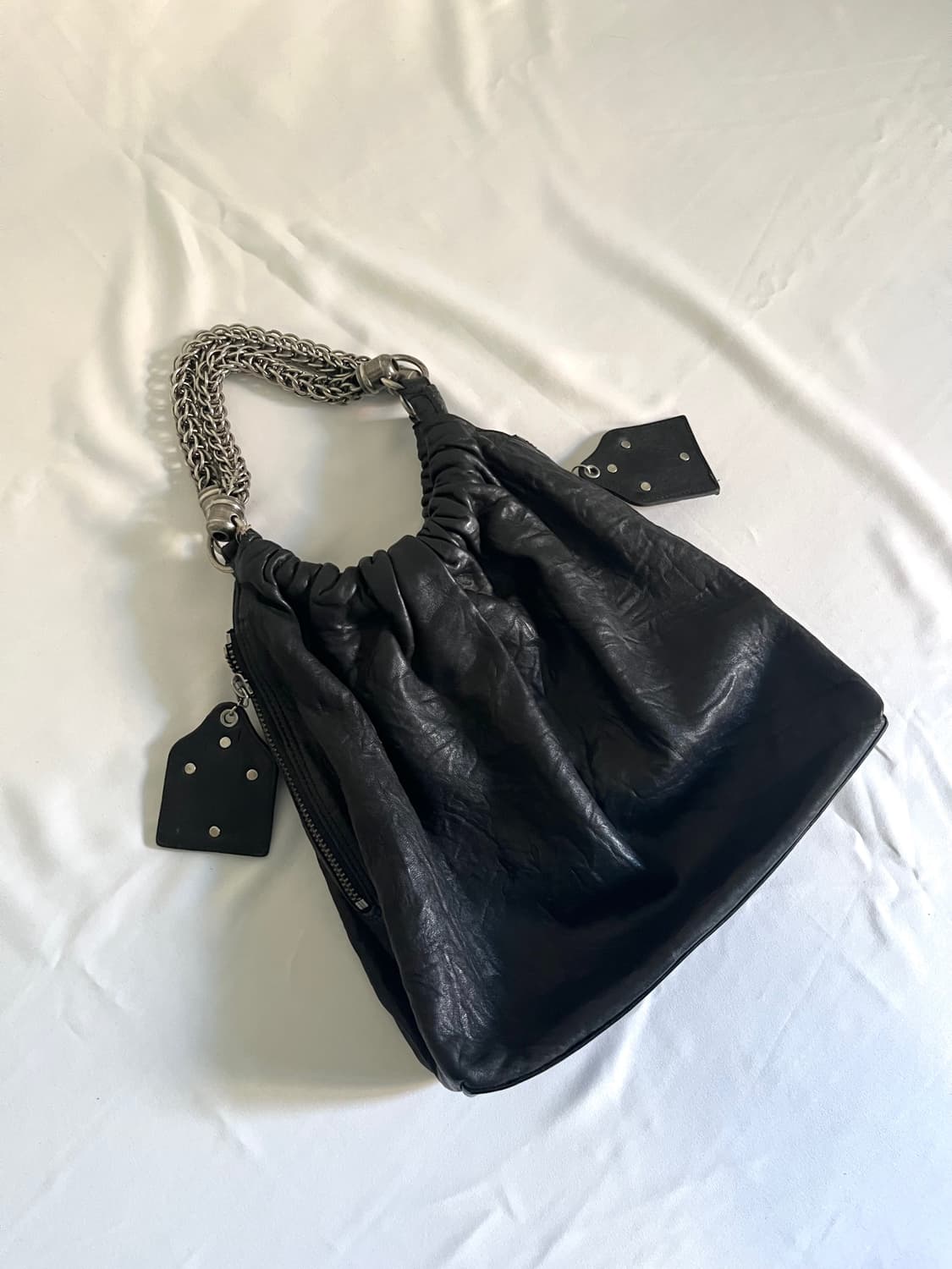 토마스와일드 고딕 스컬 레더 백 상품이미지4