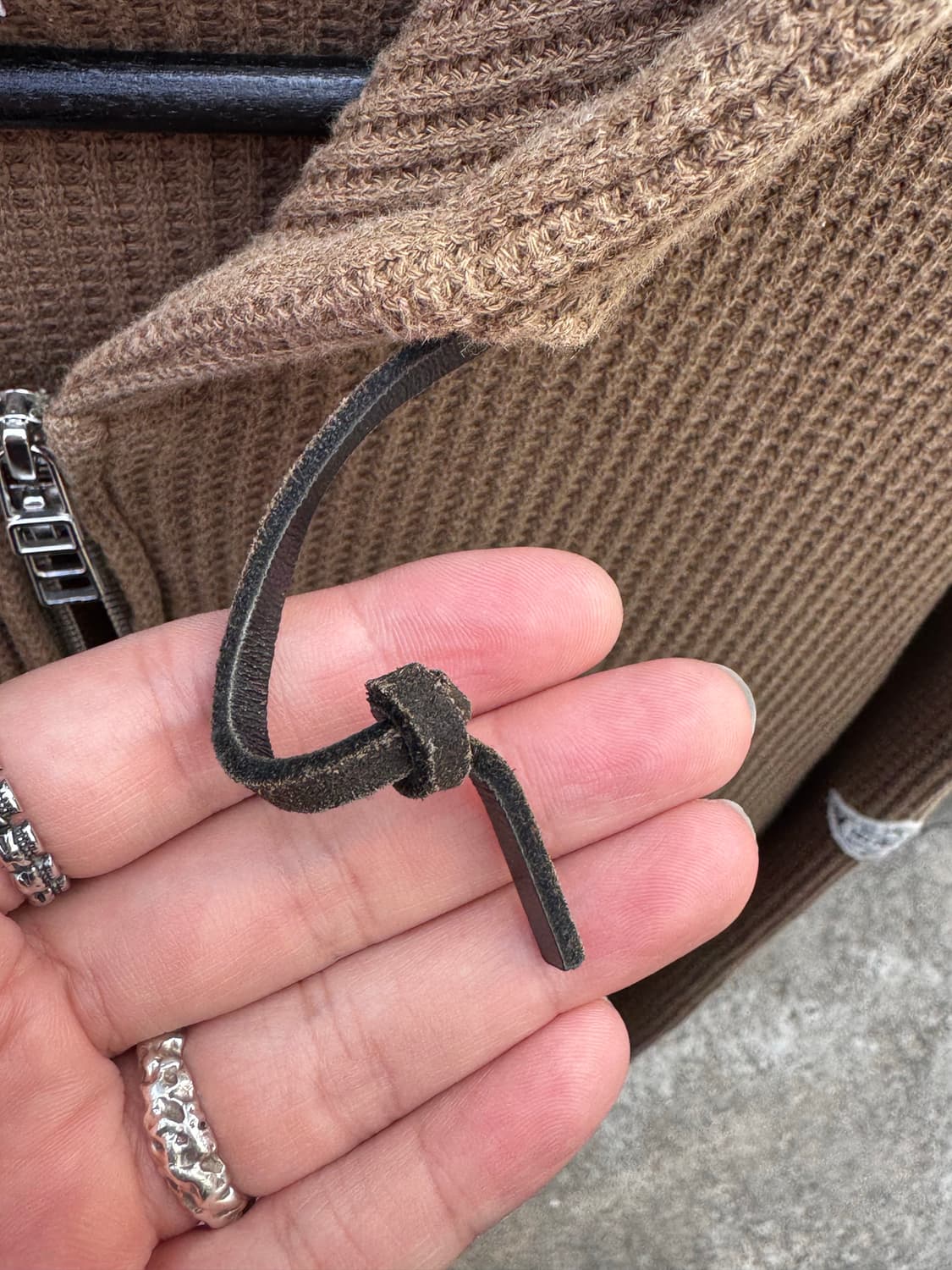 리얼라이즈 웍스 더크리미 투웨이 와플 후드집업  상품이미지7