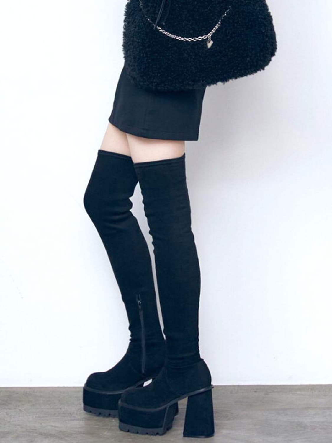 EMODA 싸이하이 부츠 니하이 갸루 Y2K 상품이미지2