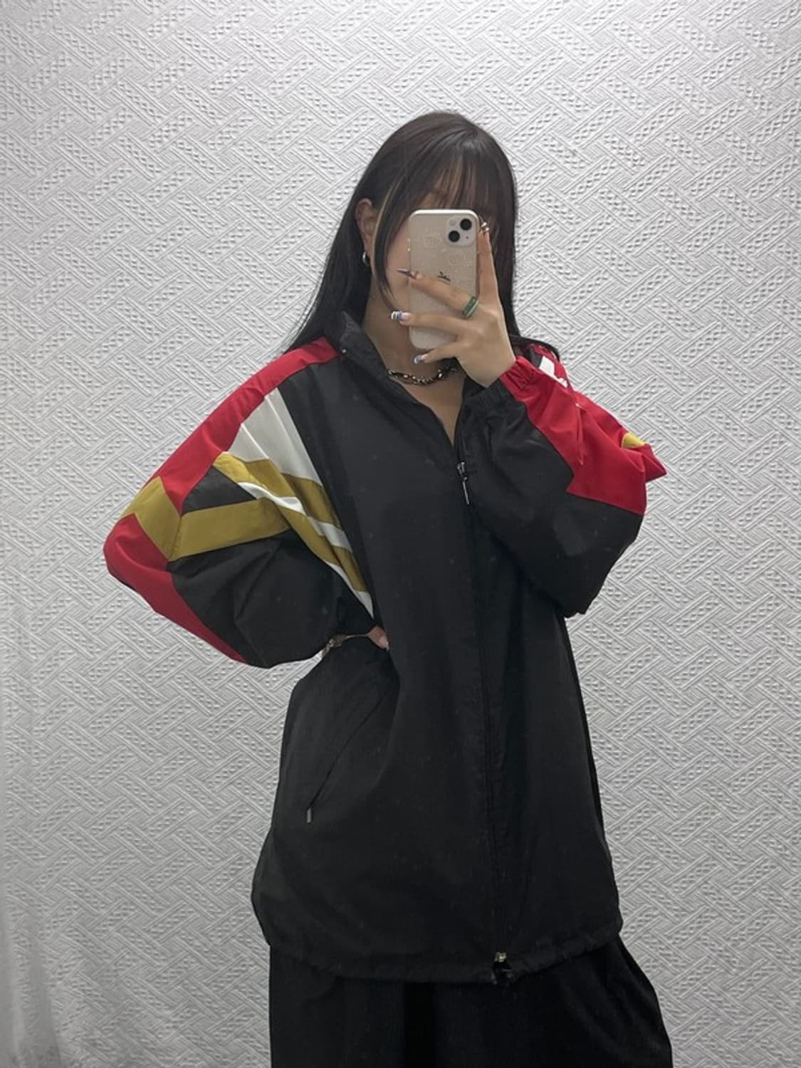 아디다스 올드스쿨 레트로 90's 빅 바람막이 자켓 100 C07823 상품이미지2