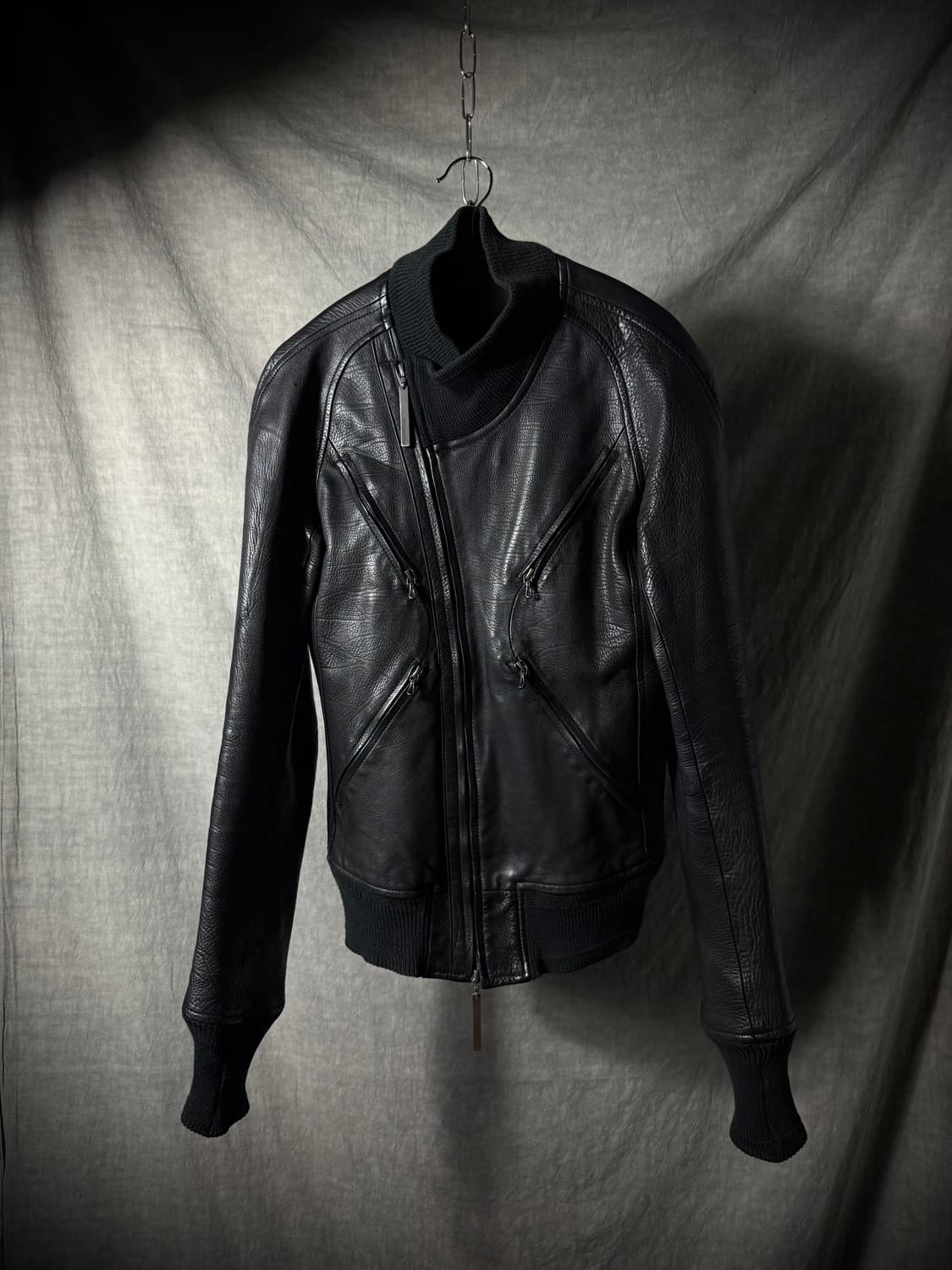 The Viridi-Anne Calf Leather Jacket  상품이미지3