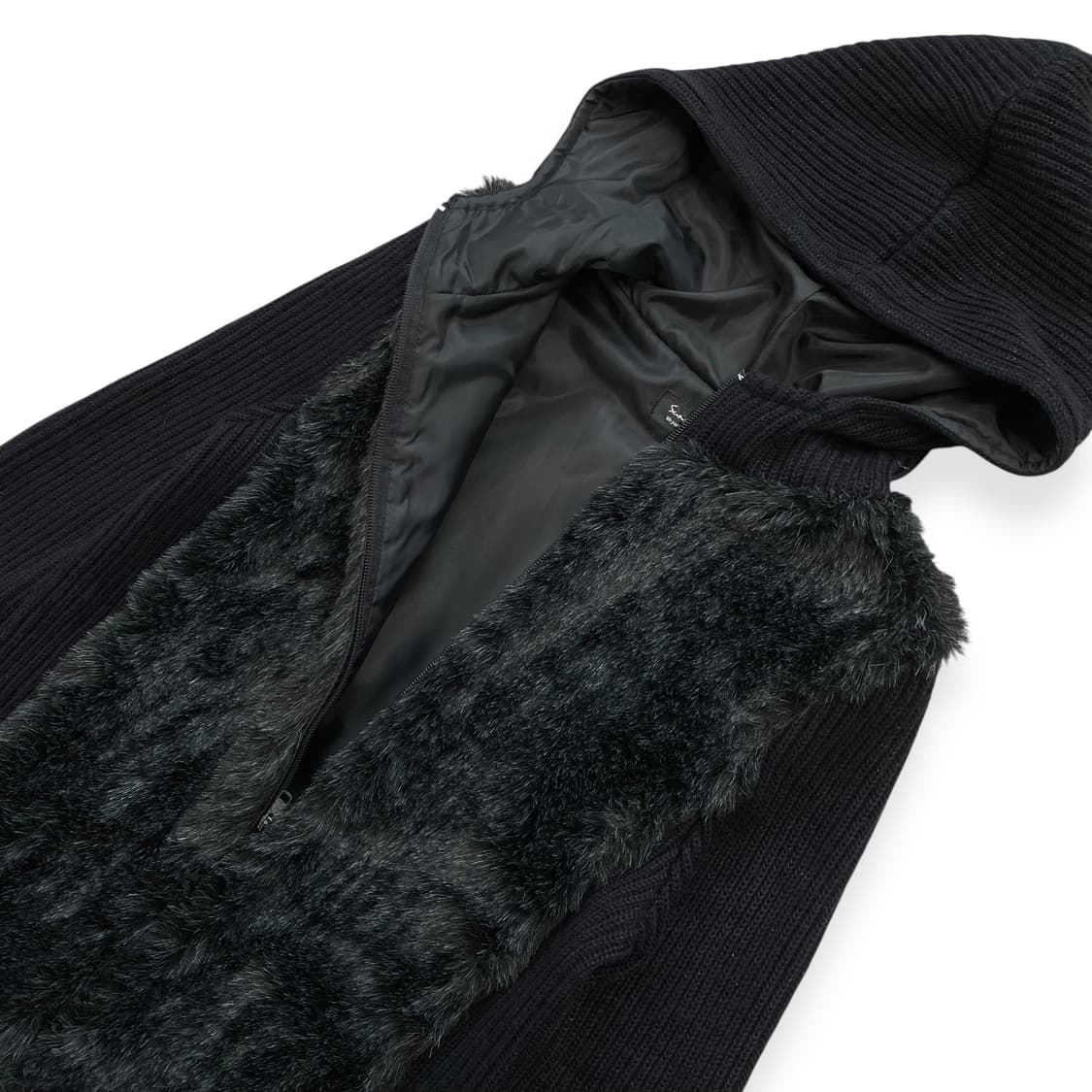 Sunny Daisy fur knit zipup 상품이미지3