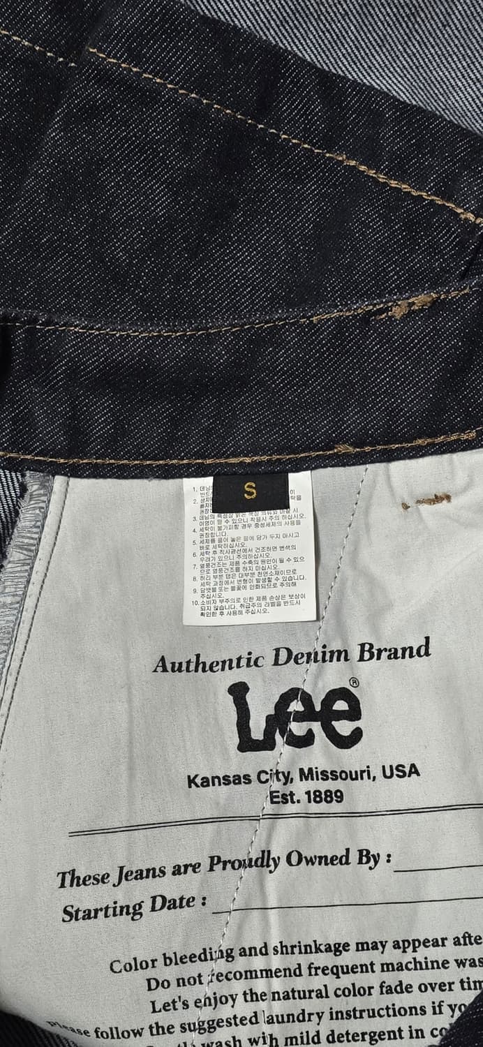 Lee 데님 플리츠 스커트 S 상품이미지3