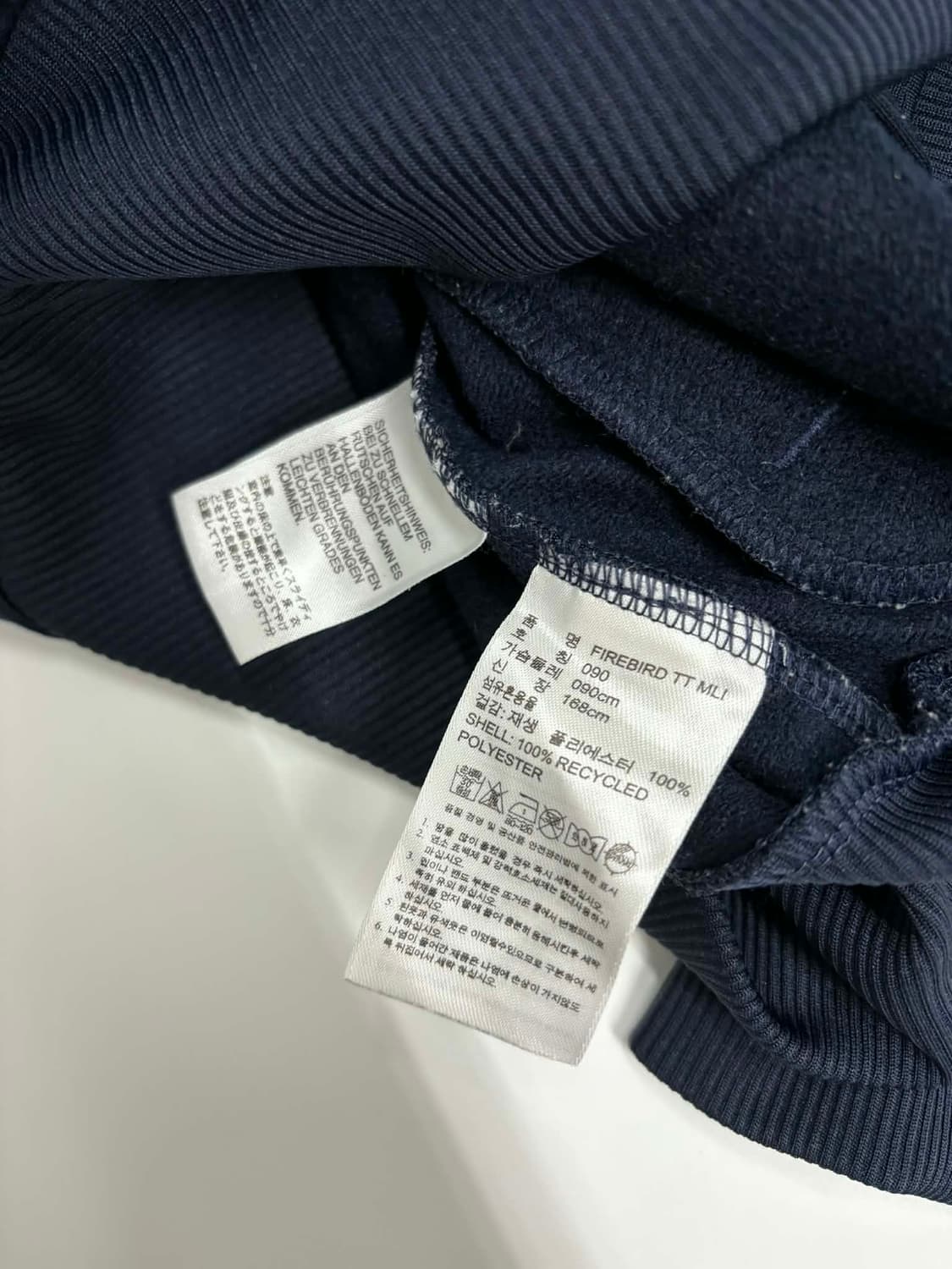 아디다스 파이어버드 세미크롭 걸즈 트랙탑 희귀져지(90) 상품이미지7