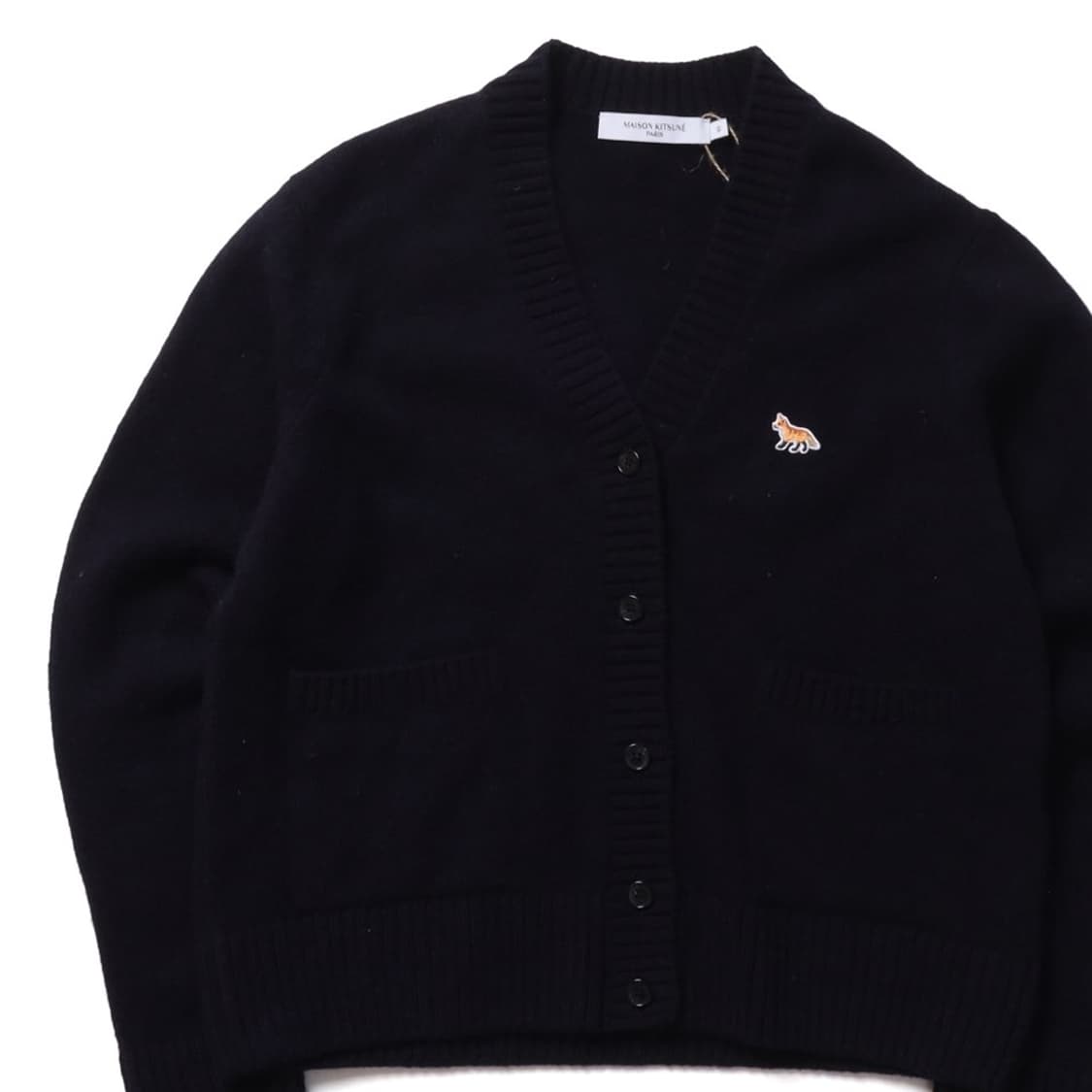 메종 키츠네 Maison Kitsune Logo wool cardigan 상품이미지2