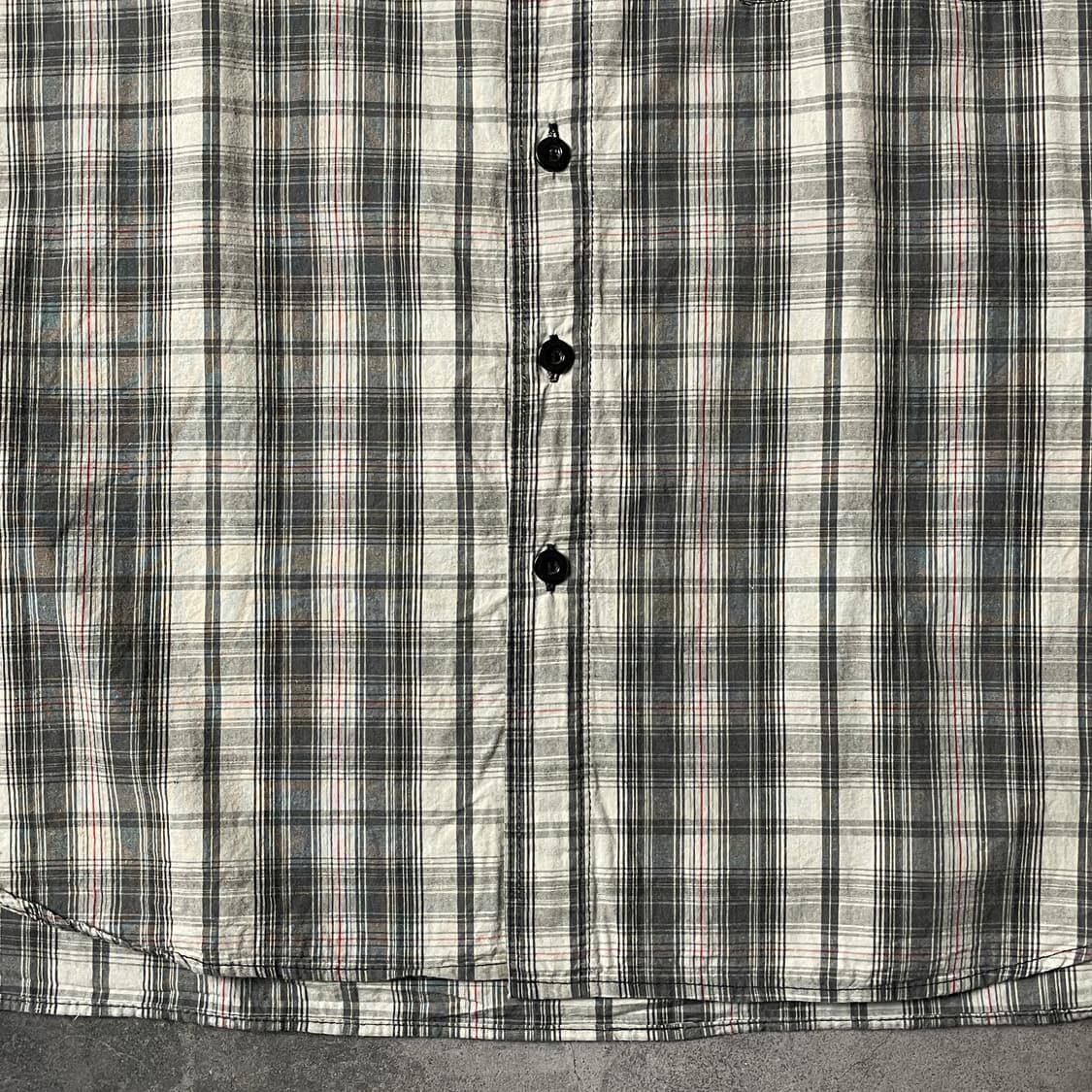 DICKIES 디키즈 빈티지 체크 반팔 워크 셔츠 A01001 상품이미지4